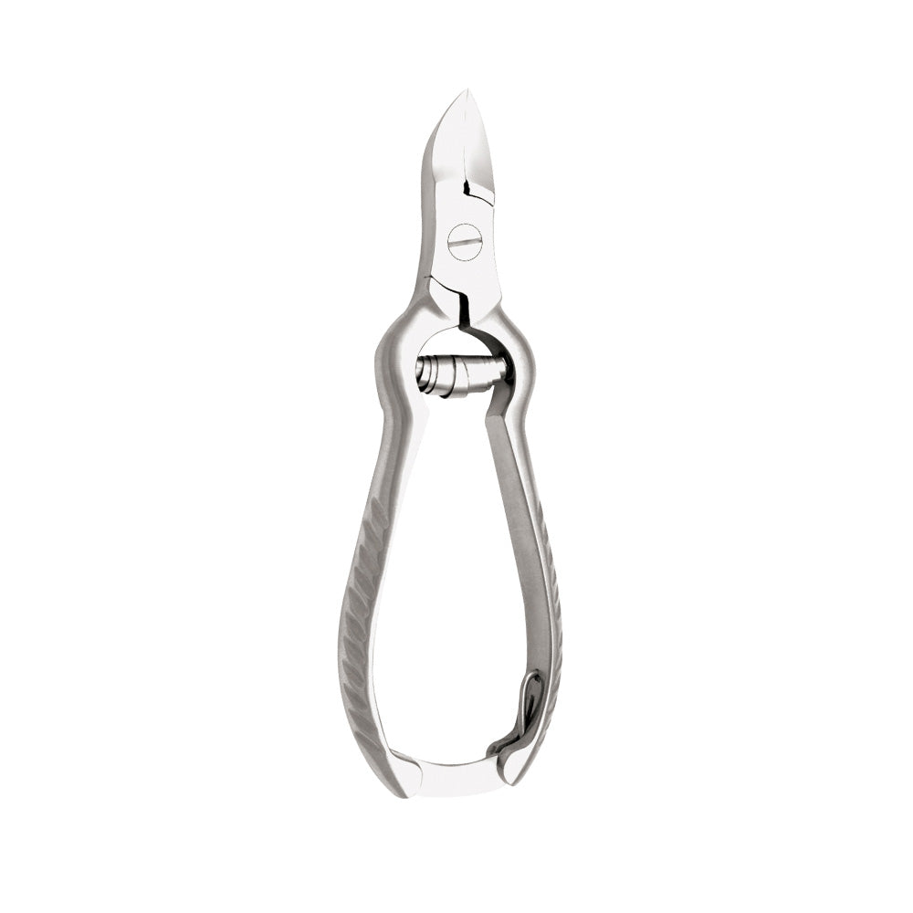 Nail pliers with buffer spring - 12 cm / 16 mm grooved handle