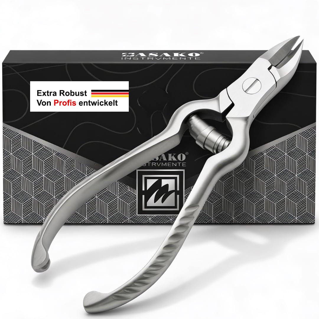 Nail pliers with buffer spring - 14 cm / 19 mm grooved handle