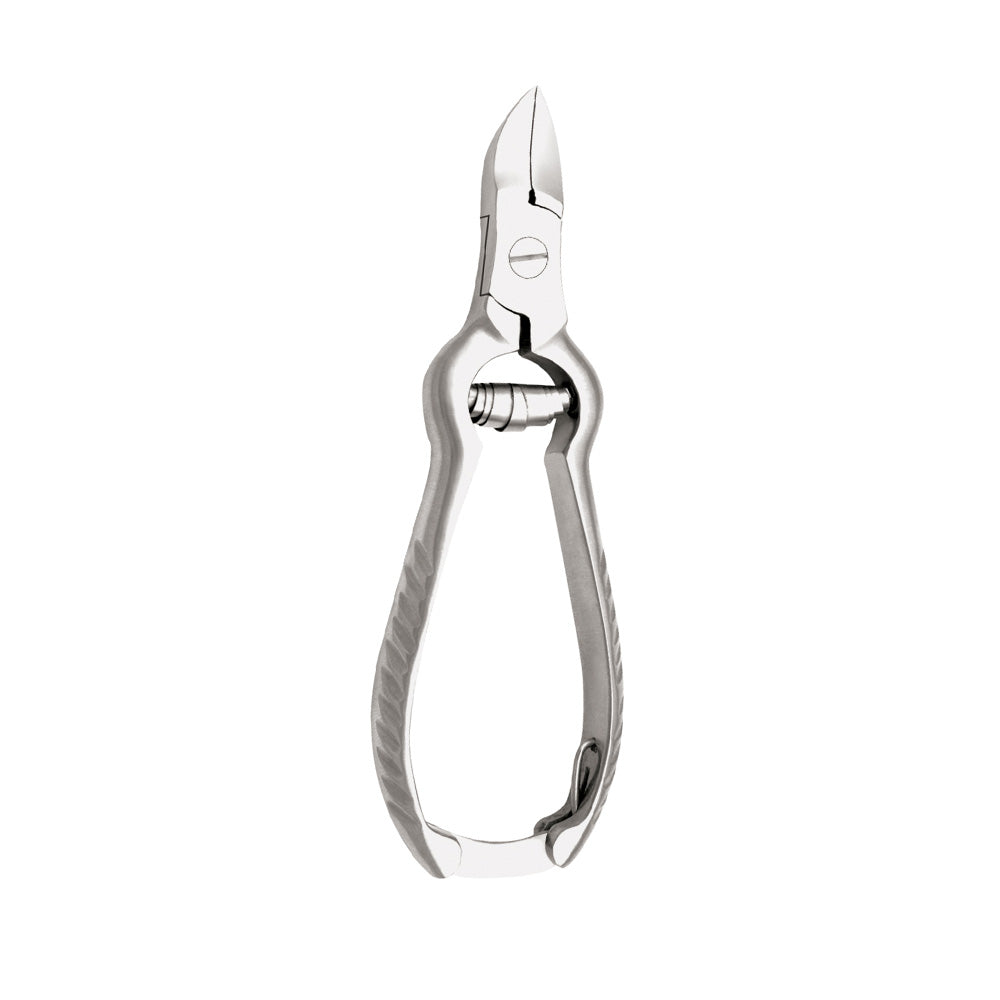 Nail pliers with buffer spring - 14 cm / 19 mm grooved handle