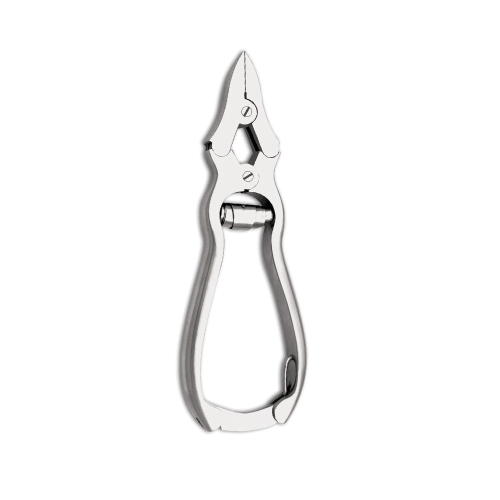 Nail pliers, double joint, straight cutting edge 16 cm total length