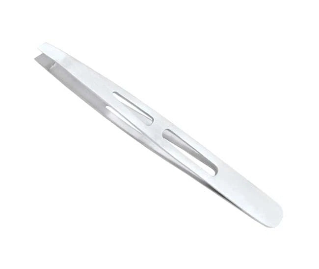 Profi Augenbrauenpinzette mit Design (schräg) – 9,5 cm