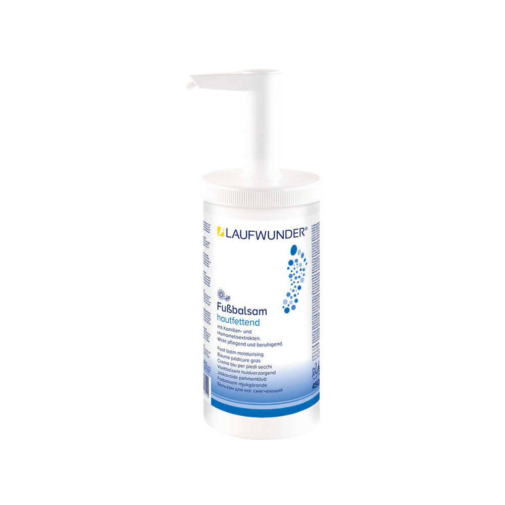 Laufwunder hautfettend Fußbalsam – 450 ml (Pumpspender)