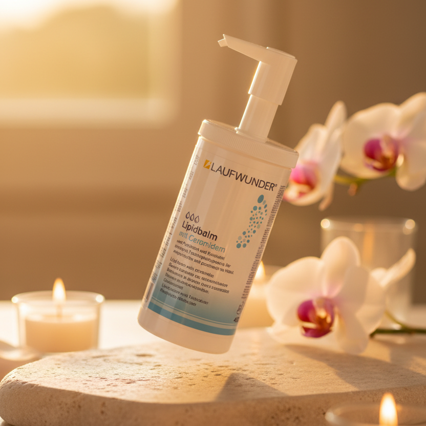 Laufwunder Lipidbalm 450 ml mit Pumpspender – Regenerierende Pflege mit hautidentischen Ceramiden