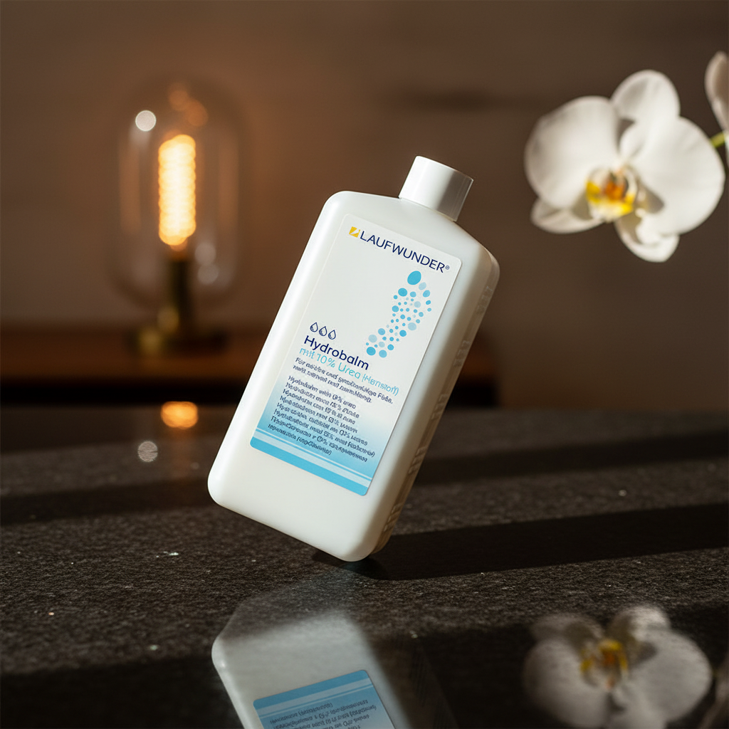 Laufwunder Hydrobalm 10 % Urea 500 ml – Feuchtigkeitspflege für trockene und empfindliche Fußhaut