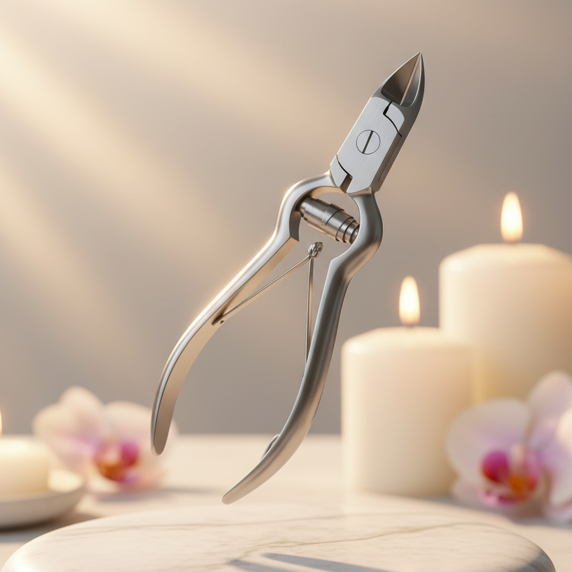 Edelstahl Nagelknipser mit scharfer Klinge für präzise Maniküre & Pediküre, sterilisierbar & rostfrei