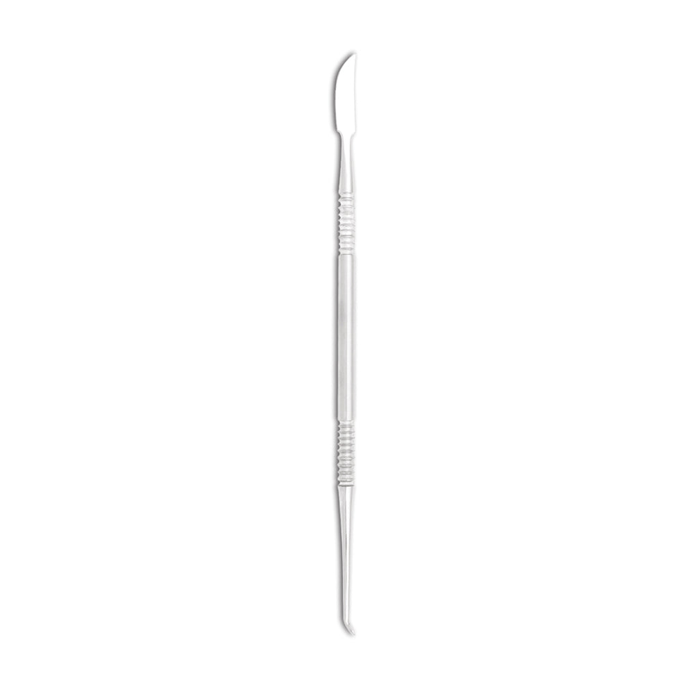 Wax knife with flat plate and cleaning instrument – ​​16 cm