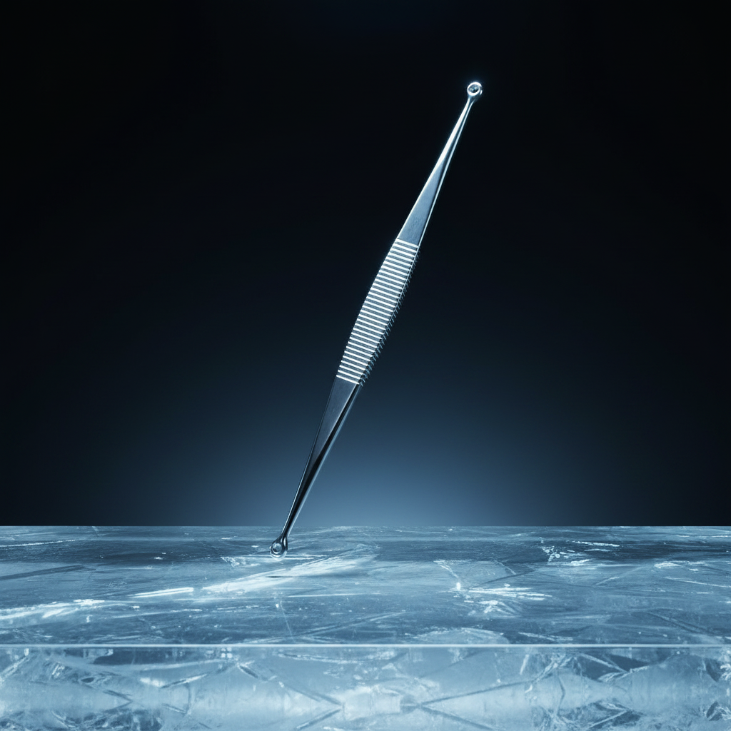 Präzisionsinstrument für die hygienische Entfernung von Mitessern und Hautunreinheiten