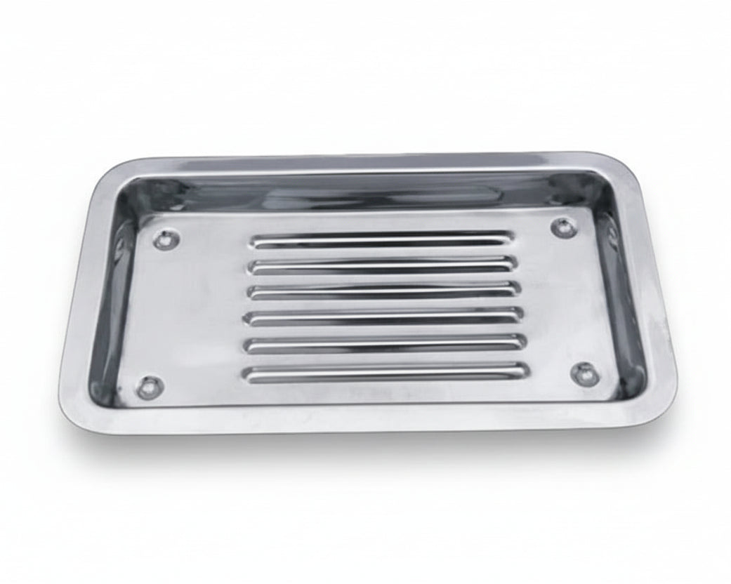 Instrumenten Tablett / Ablage - Edelstahl